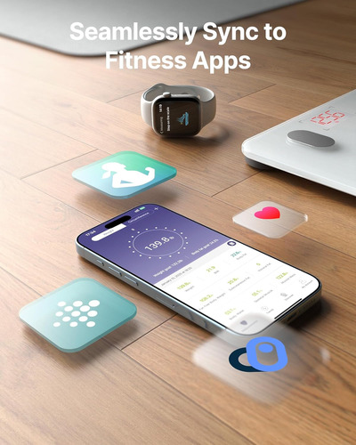 Báscula Inteligente Fitindex Para Peso Corporal, Báscula Con