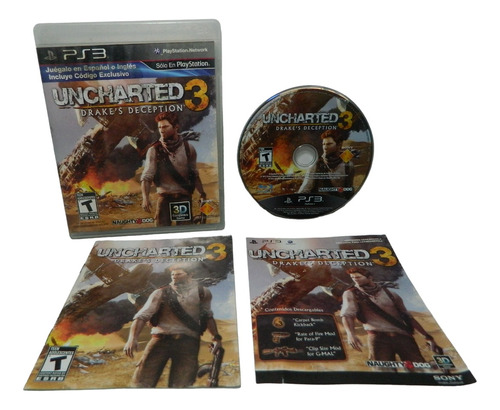 Uncharted 3 Drakes Deception - Midia Fisica Ps3 - Loja Rj -