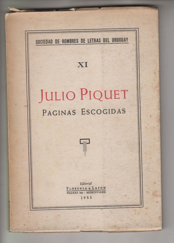 1955 Uruguay Julio Piquet Charlas Gastronomicas Periodismo 