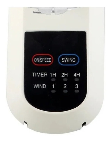 Ventilador de pared Masterfan Muro blanco con 5 aspas color transparente de abs, 18" de diámetro 127 V