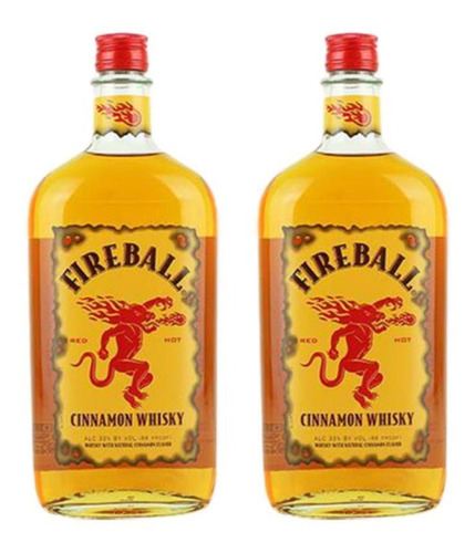 Whisky Fireball Cinnamon Pack X2 750ml Oferta Fullescabio
