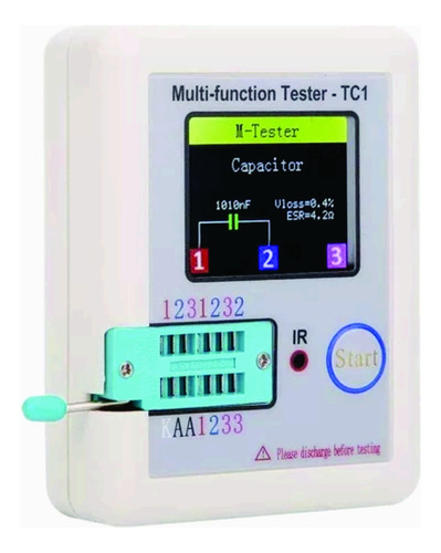 Tester Probador De Componentes Tc1 - Capacitores Esr Capache