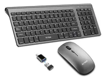 Comprar Teclado Y Mouse KRIOS K95 Español Inalámbrico Kit Teclado Y Ratón Recargable De Wifi De Conexión Estable 2.4 Ghz Compacto Con Ñ Ratón 3 Ajustable Dpi Silencioso Para Pc Windows 7 8, 10, 11,mac Os