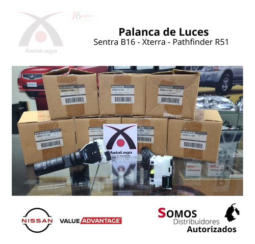 Palanca Luces Nissan Tiida Sentra B16 Pathfinder R51