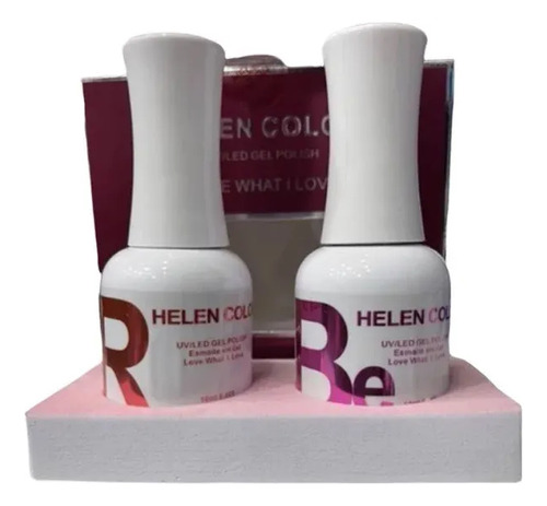Esmalte de uñas Helen Color Kit Francesinha Kit de 2 unidades