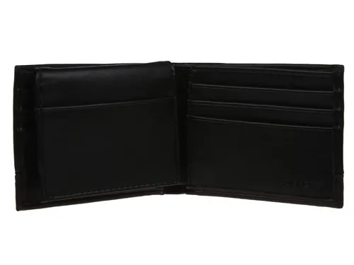 Cartera dockers online piel negra