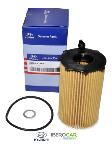 Imagen 1 de 6 de Filtro De Aceite Original Hyundai Azera 3.0 Mpi 2011-2020