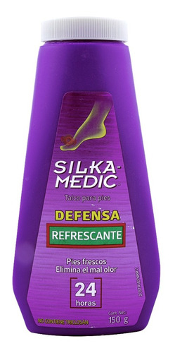 Silkamedic Talco Refrescante 150g. Evita Mal Olor