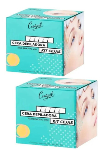 Cera Depiladora De Cejas Cerapil Kit 2 Unidades De 54g