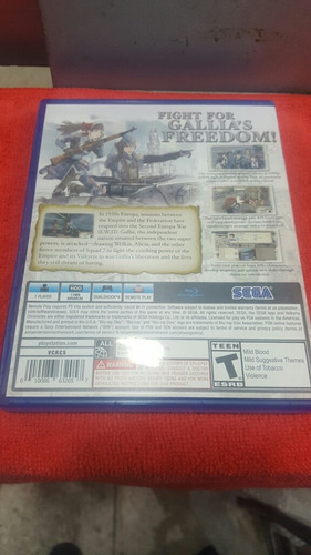 Valkyria Chronicles Remastered Ps4 Físico Y Original (Usado)