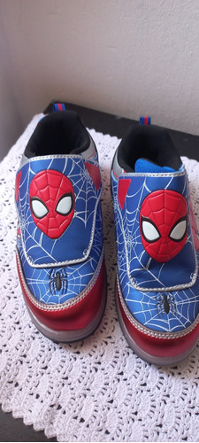 Zapatos De Niños Importados Marca Marvel  Motivo Spaiderman 