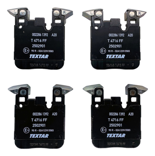 Kit Balatas Del Y Tras Textar Bmw 218i D 2014 - 2021