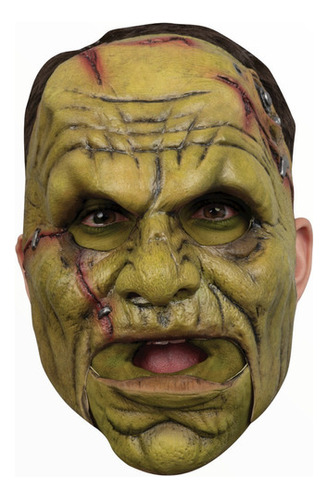 Máscara Monstruo Monster Boca Movible Halloween 27443 Color Verde Moving Mouth