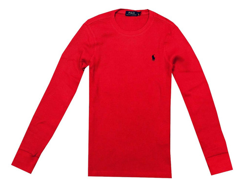 Polo Ralph Lauren Hombr Waffle Knit Thermal Crew Camisa
