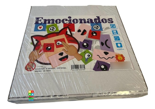 Juego Para Enseñanza De Las Emociones Con Tarjetas Divertido