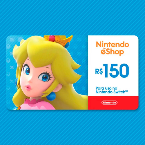 Nintendo Eshop Cartão Presente R$ 150
