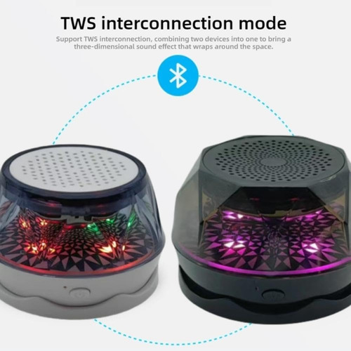 Altavoz Bluetooth Magnético, Mini Altavoz Bluetooth Con