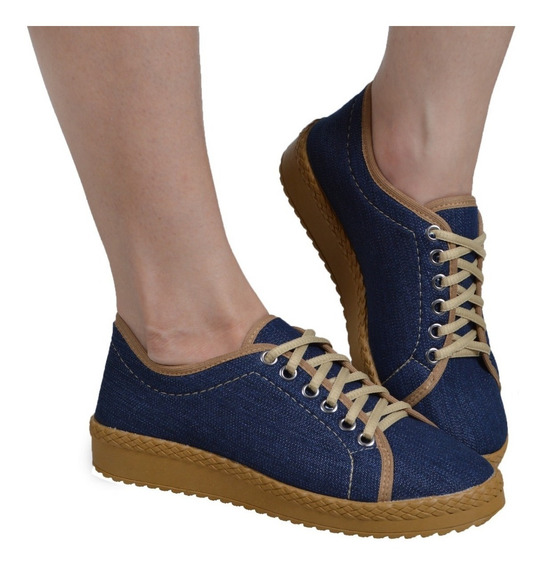 tênis feminino flatform satinato