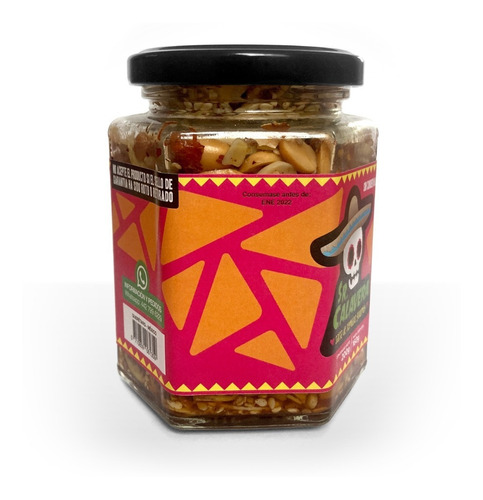 Imagen 6 de 7 de Salsa Gourmet De Semillas Sr Calavera 230g Picor Medio
