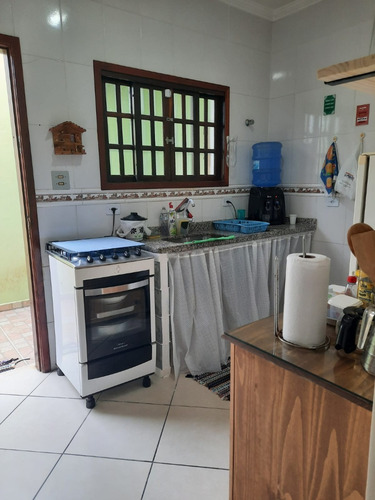 Imagem 6 de 22 de Casa Com Piscina, À 100 Metros Do Mar, No Bairro Cibratel 2 Em Itanhaém, Com Churrasqueira