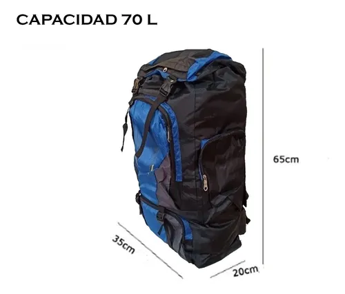 Mochila mochilero 70 litros cheap