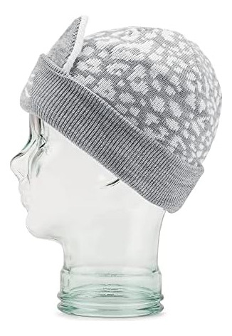 Gorro Para Niña Volcom Snow Creature Rollover, Gris Jaspeado
