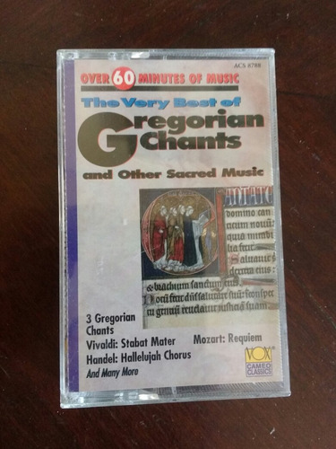 Cassette De Gregorian Chants Cantos Gregorianos(91