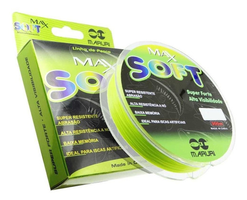 Linha Mono Maruri Max Soft 0,46mm 28,7lb/13,0kg Verde - 300m