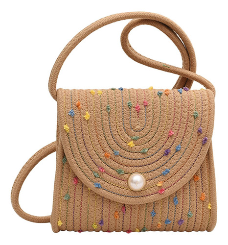 Bolso Bandolera Para Mujer, Playa De Bolas De Colores Caqui