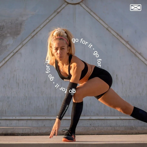Imagen 5 de 8 de Mangas De Compresion Graduada 8-15 Mmhg Sox Running Basket