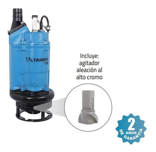 Bomba Sumergible Altamira Con Agitador Desc 3  5 Hp 3f 230v