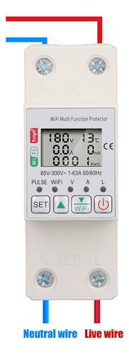Disyuntor Inteligente Wifi Ac85300v Proteciones