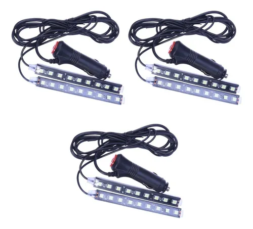 Tira De Luces De Neón Para Interior De Coche 3 Unidades 18