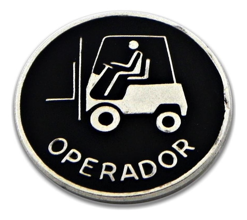 Boton Broche Pin Operador De 30 Mm - 05 Unidades