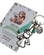 Comprar Llavero Angel Souvenir Bautismo Comunión + Estampita X5