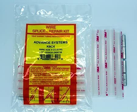 Pozo De Agua Bomba Sumergible Splice Kit De Alambre, # 8 Awg