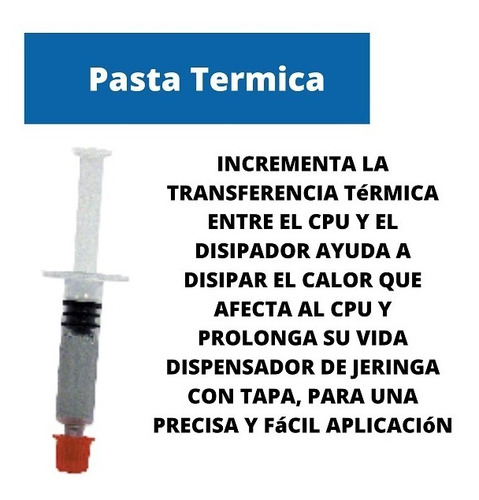 Imagen 2 de 6 de Pasta Térmica Jeringa 1.5 G Cpu Enfriamiento Manhattan