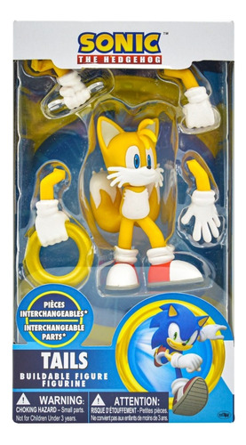 Sonic The Hedgehog Tails Figura 8cm Para Armar Just Toys