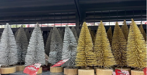 Árbol Pino Navideño Pequeño Adornos Navidad Mini  Arbolito