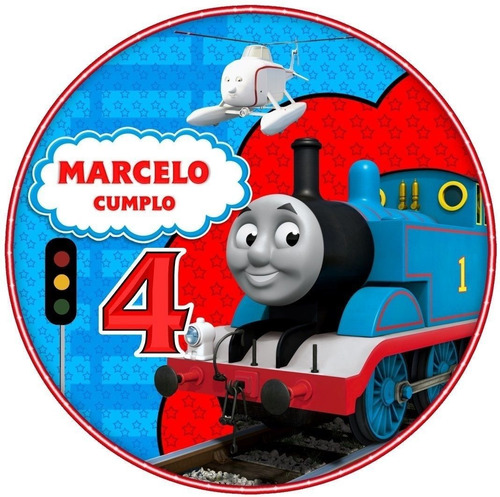 Kit Imprimible Thomas El Tren 100% Editable Cajitas + 2x1