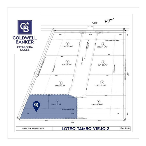 Imagen 8 de 10 de Lote En Ph De 254 M2 - Uf 8 - Tambo Viejo 2- Dina Huapi