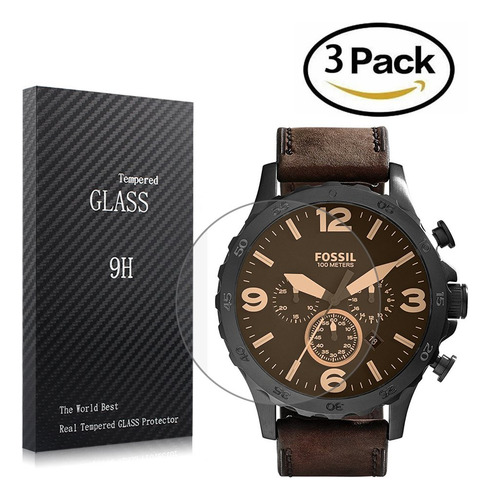 Protector Pantalla Vidrio Templado Para Hombre Fossil Nate 0