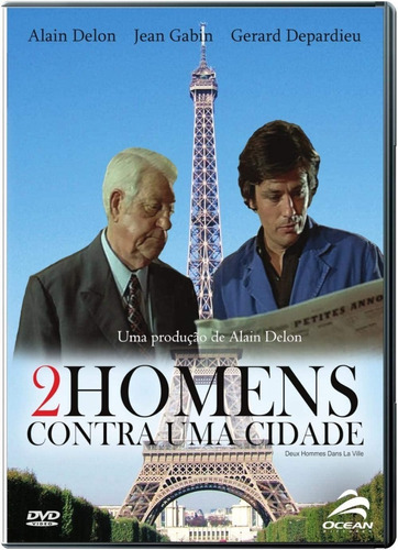 2 Homens Contra Uma Cidade - Dvd - Jean Gabin - Alain Delon