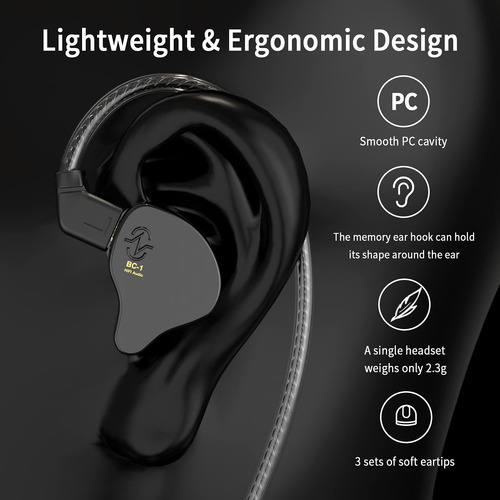 Fones De Ouvido Com Fio Ccz Melody, Fones De Ouvido Intra-au