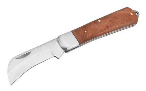 Cuchillo Navaja Pelacables Electricista Curvo 185mm