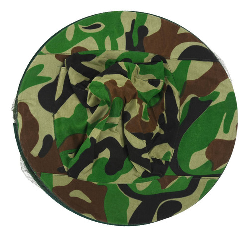Gorro De Apicultor Con Estampado De Camuflaje, Máscara Facia