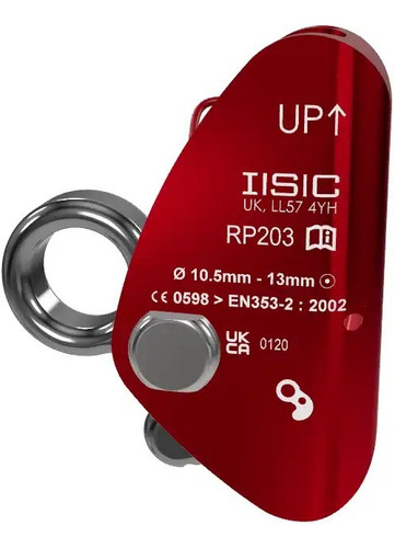 Mini Rope Grab Isc Bloqueador Leva Rescate Trabajo Vertical