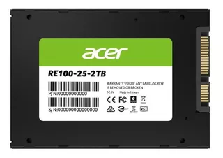 Ssd Acer Bl.9bwwa.110 Re100 2tb Sata Iii 2.5in Color Negro