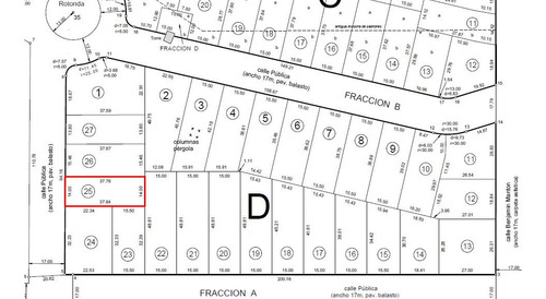 Parque Jousten - Manzana D Lote 25
