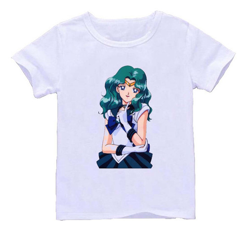 Remera Blanca Niños Sailor Moon R87
